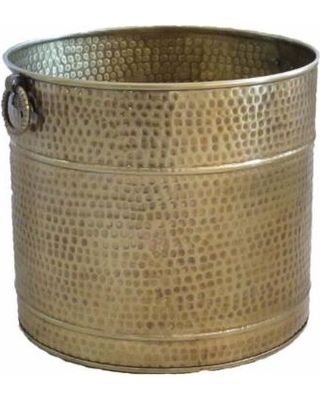 Handcrafted Brass Planter Pot with Lacquer