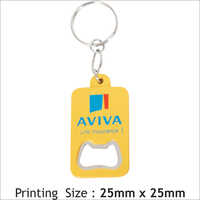 Yellow Promotional Keychains