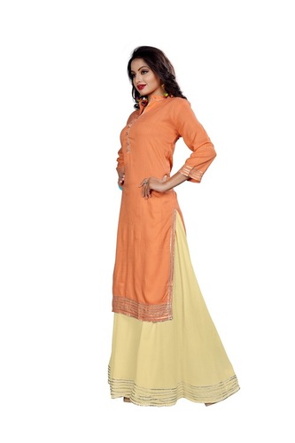 Single Color Designer Kurti