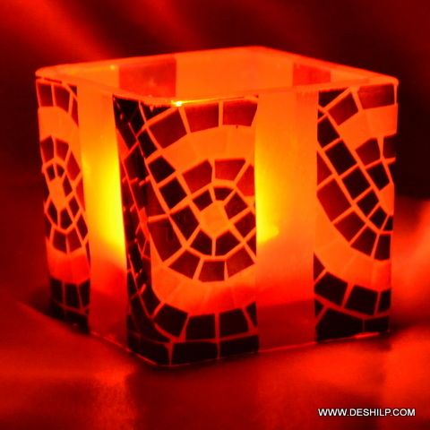 Printing Color Candle Holders Metal Pillar Candle Holders