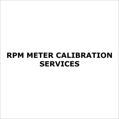 RPM Meter Calibration Services