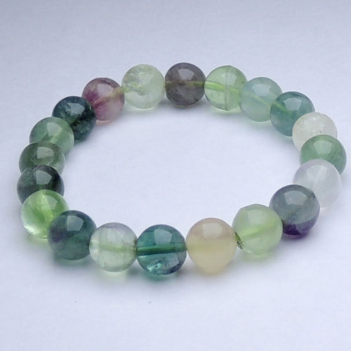 Natural Stone Fluorite & Moonstone Bracelet For Brain Confidance Gender: Women