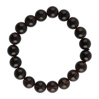 Natural Stone Smokey Beads Bracelet For Fulfilment Of Wish