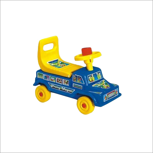 Plastic Blue Yellow Ride Toys