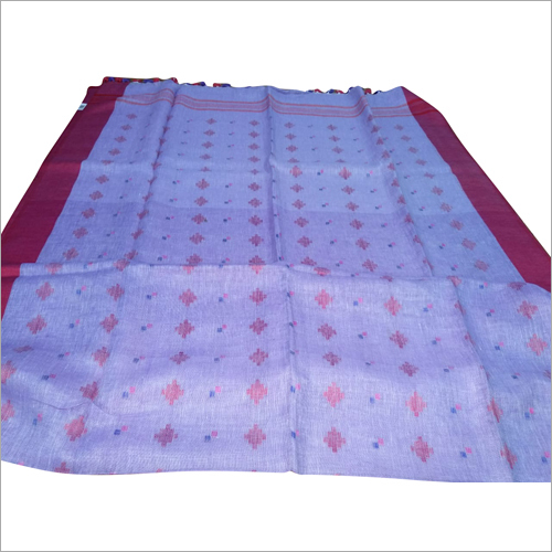 Handloom Linen Saree