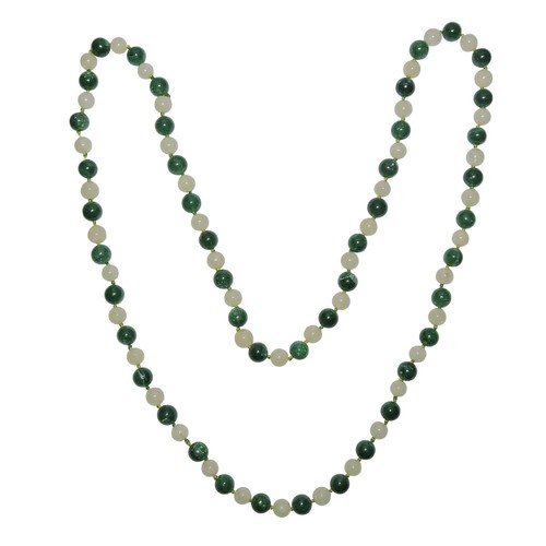Natural Stone Jade And Yellow Agate Semi-Precious Stone Necklace For Positivity Gender: Women