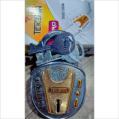 Pad Lock - Metal Alloy, 70x50x25 mm, Silver | Durable Build, Easy Operation, Reliable Mechanism, Secure Locking, Two Keys Included