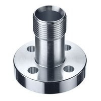 Tube Flanges - Stainless Steel, 1-4 Inch Size Range, Weld Neck Design, 150 Psi Pressure Rating, Npt Thread, Polished Finish For Industrial Use