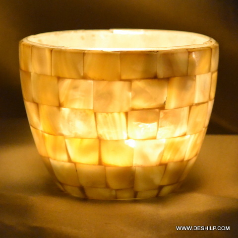 block type SMALL T LIGHT CANDLE HOLDER