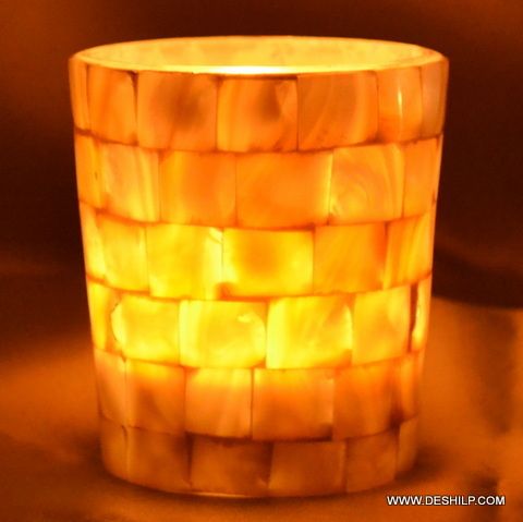 SEAP GLASS T LIGHT VOTIVE