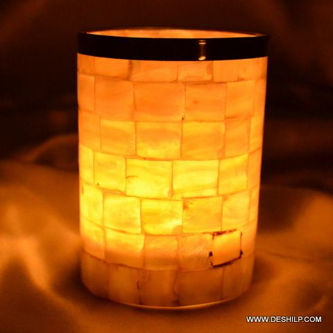 Mercury Glass Pillar Candle Holders Beautiful