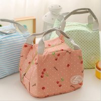 Women Lunch Bags - Nylon, All Sizes, Intricate Print Designs | Adjustable Vest Handle, Moisture Proof, Shock Resistant, Easy To Clean