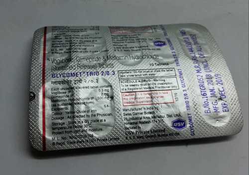 Voglibose Glimrpride Metformin Hydrocloride Tablets General Medicines