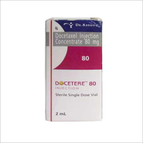 Docetaxel 80Mg  Injection Concentrate Ph Level: 80