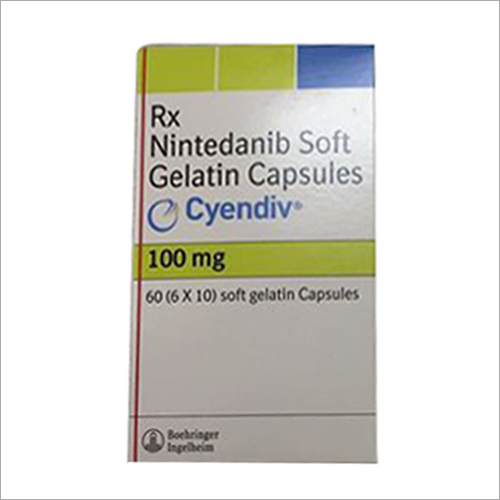 Nintedanib Soft Gelatin 100Mg  Capsules Cas No: 64-Year