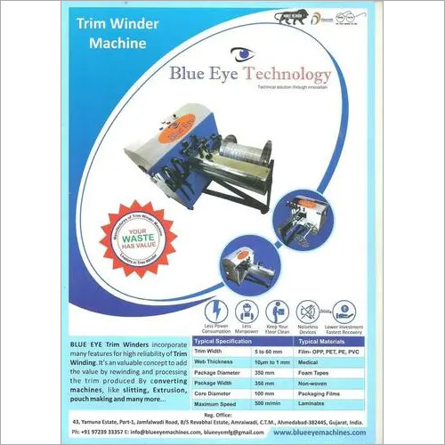 Slitter Trim Winder Machinery