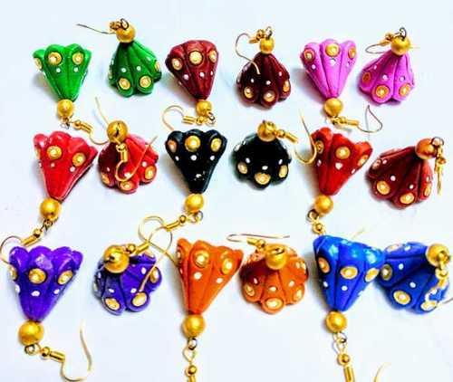 Ethnic Terracotta Jhumka