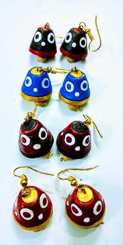 Multicolor Terracotta Earrings