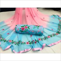 Extra Ordinary Work Designer Dress Materials - Cotton Silk, Customized Size, Multy Color | Features Non Toxic, Washable, Embroidered Design