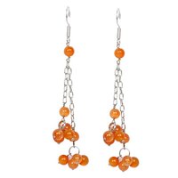 Natural Stone Sardonyx Semi-Precious Earrings