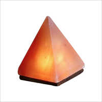 Pyramid Shaped Rock Salt Lamp