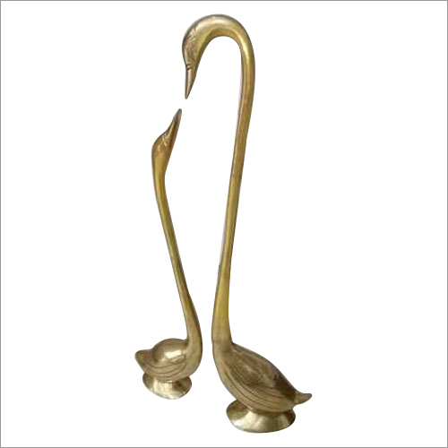 Brass Swan Pair