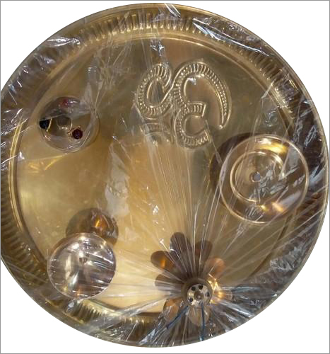 Copper Pooja Thali Set