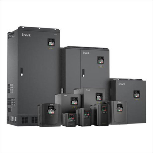 INVT AC Drive - 50 Hertz Frequency, IP54 Protection Level, Black Finish, 1 Year Warranty