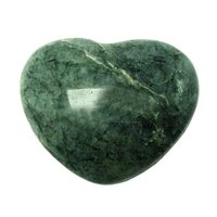 Satyamani Natural Tourmulated Quartz Gemstone Heart Puff