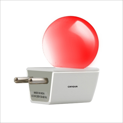 Red And White Night Lamp Plug Bulb