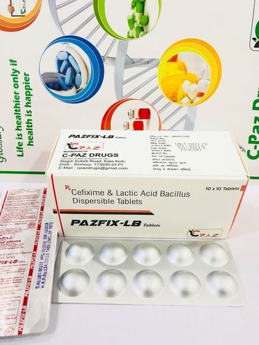 Cefixime & Lactic Acid Bacillus Dispersible Tablets