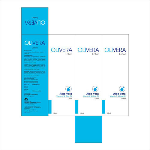 Olivera Aloe Vera Vitamin E Olive Oil Lotion