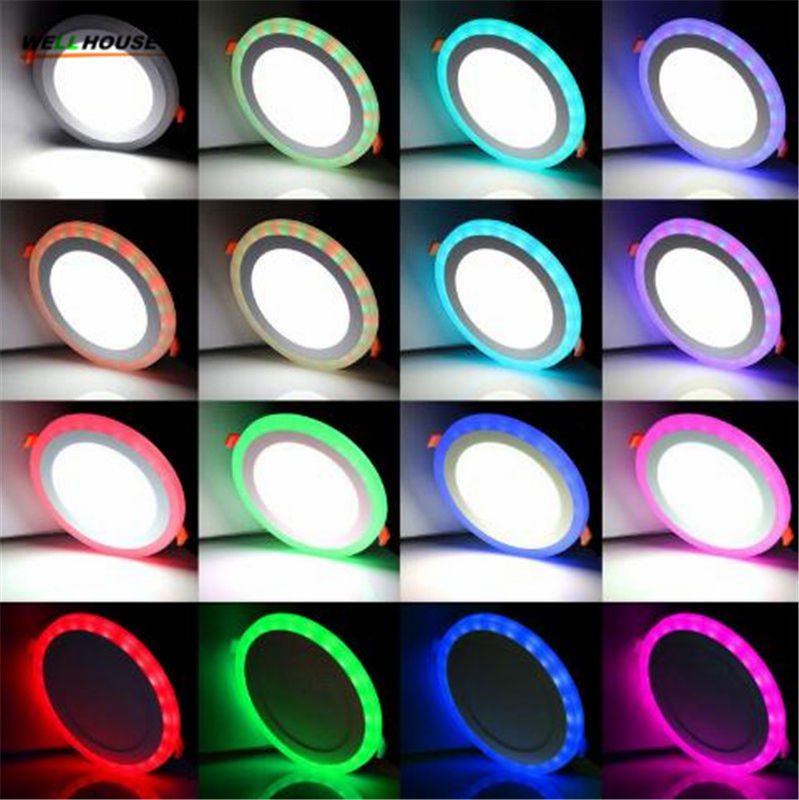 Double Color Slim Led Panel Lights