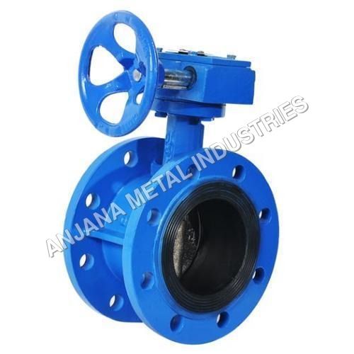 Round Gear Operated Butterfly Valve