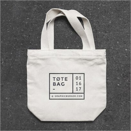 Canvas Bag - 16x10 Inches, White Canvas | 10 Kg/hr Capacity, Durable Material for Versatile Use