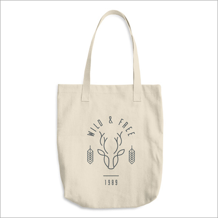 Canvas Bag - 16x12 inches, White Color | 15 Kg/hr Capacity, Durable Material