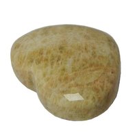 Satyamani Peach Moonstone Gemstone Heart Puff