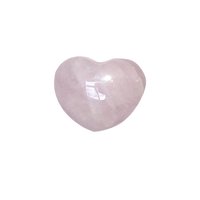 Satyamani Natural Rose Quartz Gemstone Heart Puff(Medium)