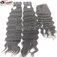 Natural Indian Temple Washed Machine Weft Hair