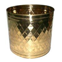 Medium Brass Planter