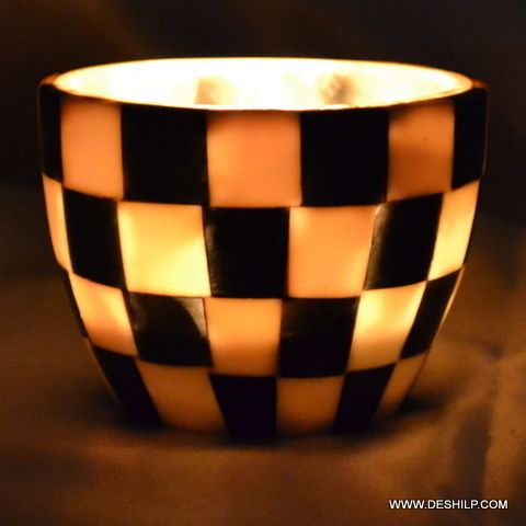 SEAP GLASS DECOR VOTIVE