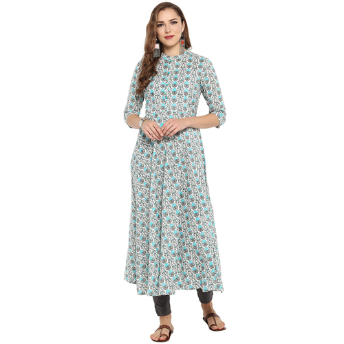 Long Kurtis Bust Size: 36 To 44 Inch (In)
