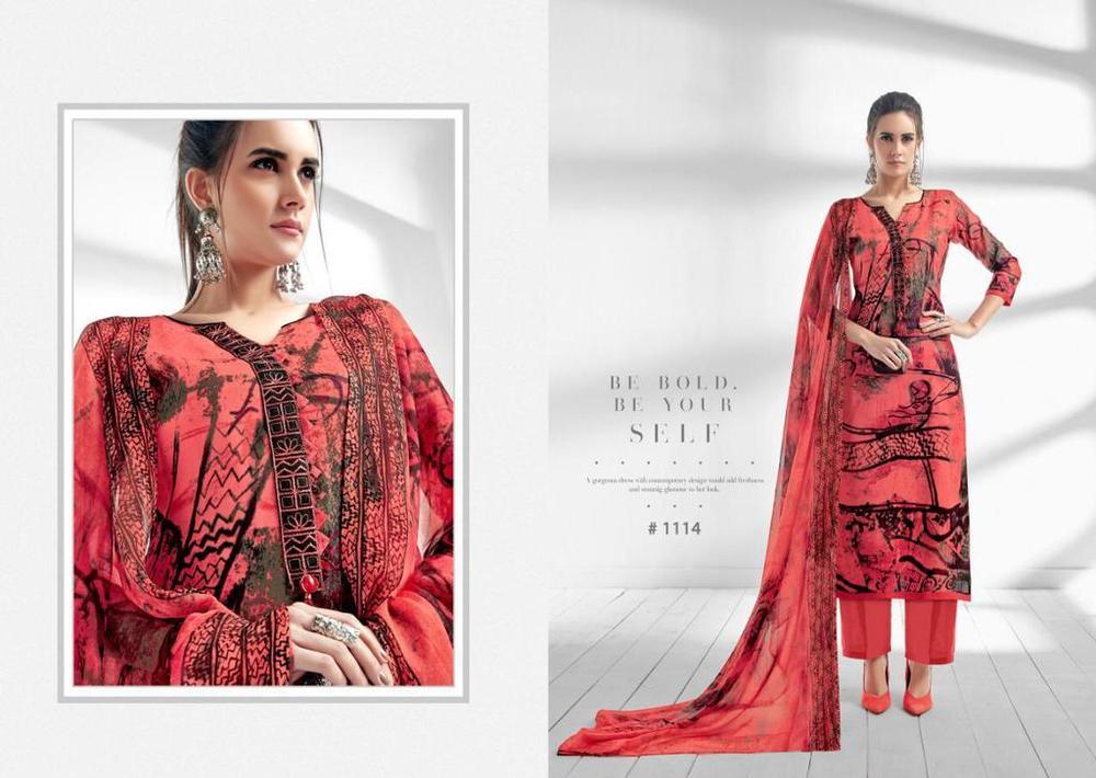 Digital Printed Silk Suits
