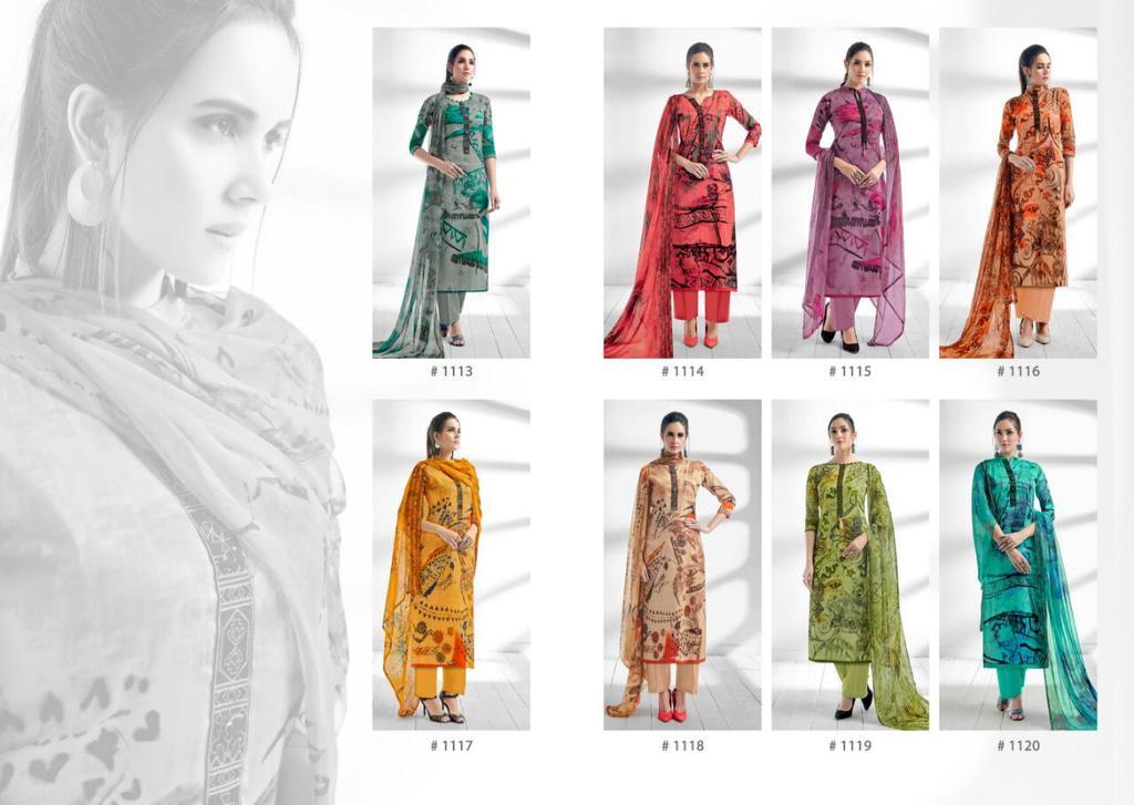 Digital Printed Silk Suits