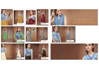 7 Colors Designer Cotton Denim Dress