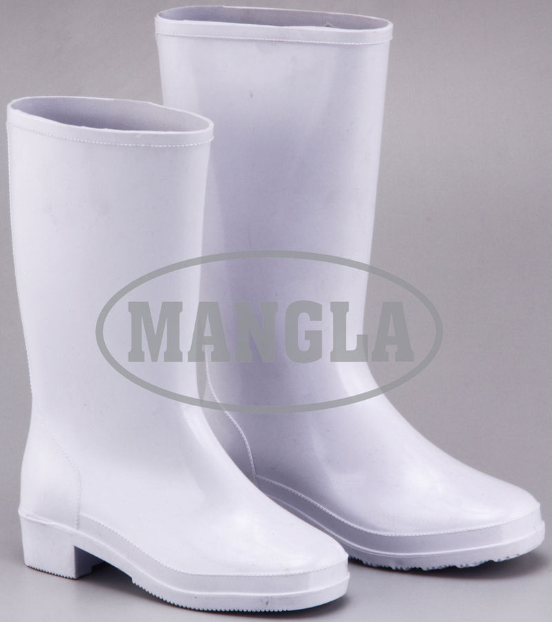 Gold Year White Gum Boot