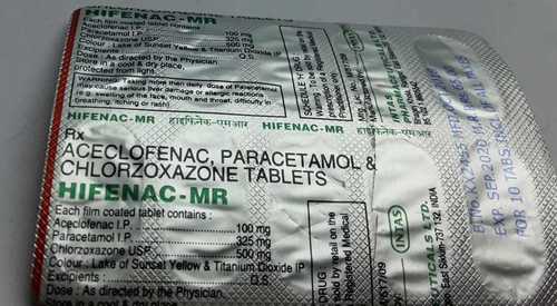 aceclofenac paracetamol tablets