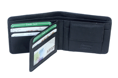 Short Casual Mens  Leather Wallet