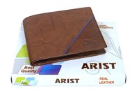Designer Leather Wallet - Mathani Leather | Elegant Hand-stitched, Natural Color Variation, Lightweight, Ages Beautifully With Use
