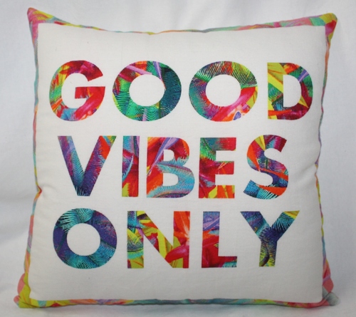 Positive Quotes Printed Cushion Cover